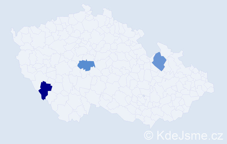 Jméno: 'Adelinde', počet výskytů 3 v celé ČR