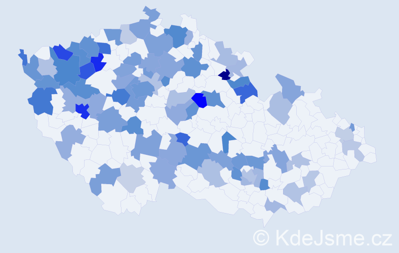 Jméno: 'Olena', počet výskytů 149 v celé ČR