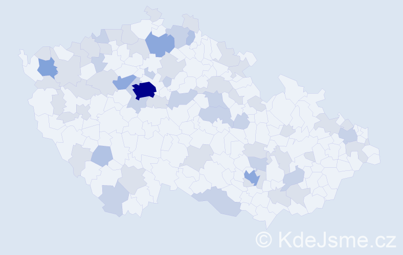 Jméno: 'Fedor', počet výskytů 117 v celé ČR