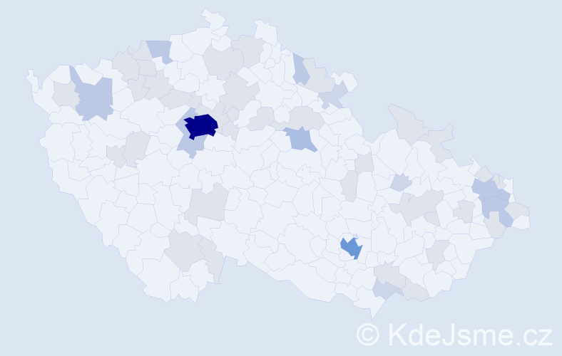 Jméno: 'Thea', počet výskytů 106 v celé ČR