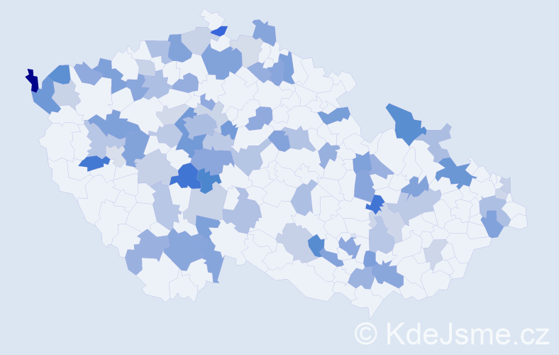 Jméno: 'Lili', počet výskytů 129 v celé ČR