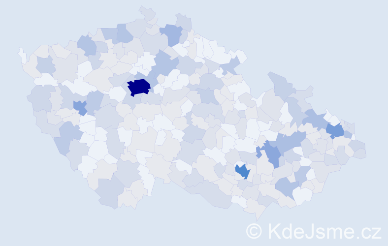 Jméno: 'Slavomíra', počet výskytů 502 v celé ČR