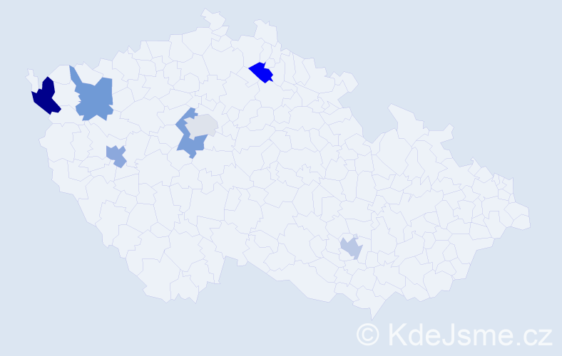 Jméno: 'Bao Linh', počet výskytů 8 v celé ČR