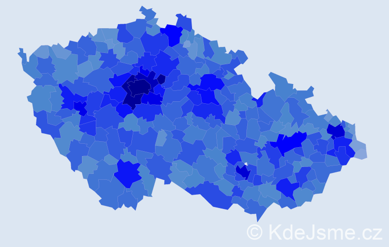 Jméno: 'Kristýna', počet výskytů 50436 v celé ČR
