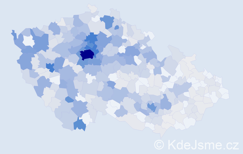 Jméno: 'Olena', počet výskytů 2502 v celé ČR