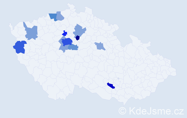 Jméno: 'Viatcheslav', počet výskytů 31 v celé ČR