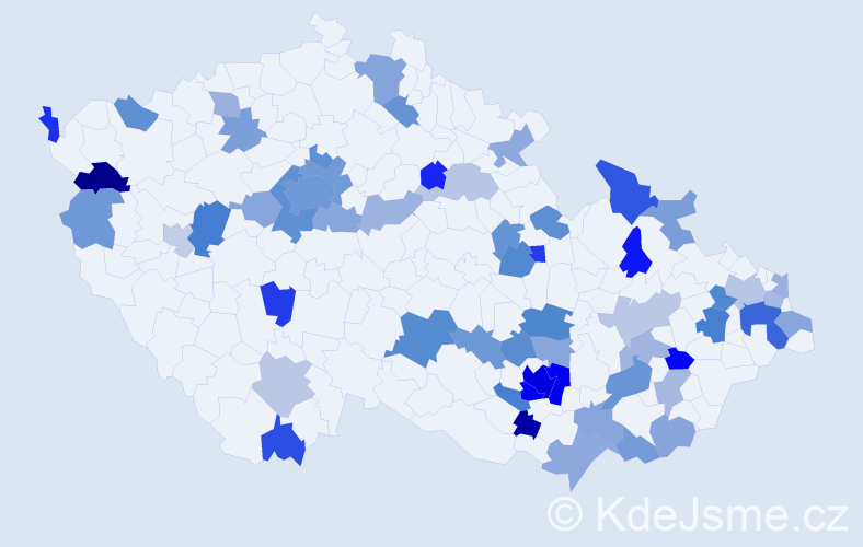 Jméno: 'Timon', počet výskytů 107 v celé ČR
