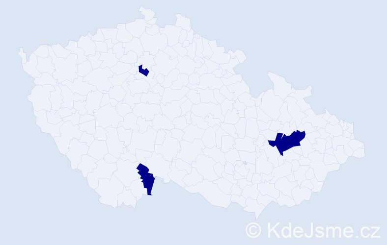 Jméno: 'Lukáš Robert', počet výskytů 3 v celé ČR