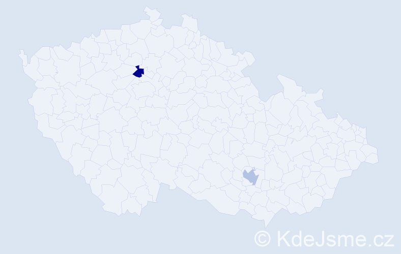 Jméno: 'Max Samuel', počet výskytů 2 v celé ČR