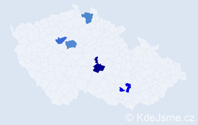 Jméno: 'Szabolcs', počet výskytů 10 v celé ČR