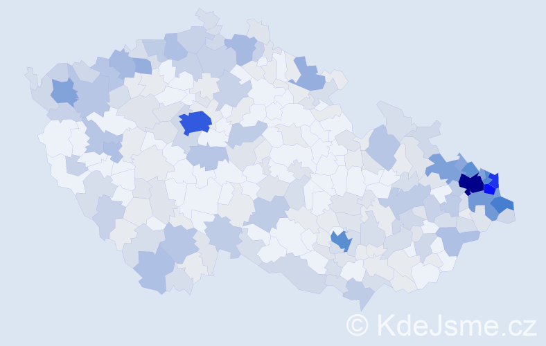 Jméno: 'Hilda', počet výskytů 792 v celé ČR