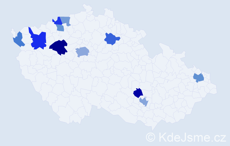 Jméno: 'Duc Hieu', počet výskytů 20 v celé ČR