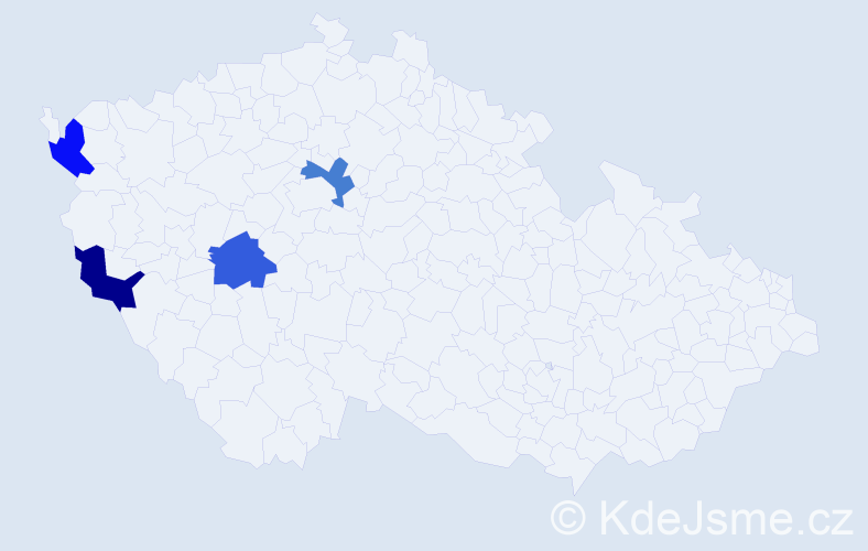 Jméno: 'Thuy Ninh', počet výskytů 4 v celé ČR