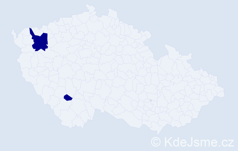 Jméno: 'Dinh Dung', počet výskytů 2 v celé ČR