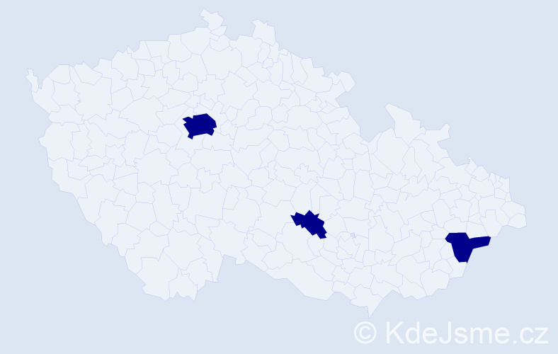 Jméno: 'Maximilian Karel', počet výskytů 3 v celé ČR