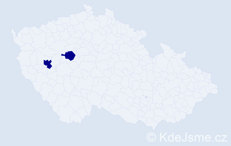 Jméno: 'Cong Thai', počet výskytů 2 v celé ČR