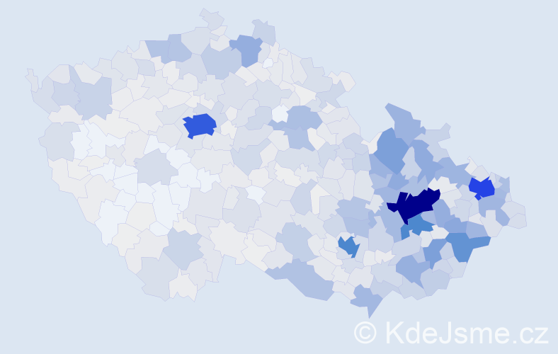 Jméno: 'Zdenek', počet výskytů 2881 v celé ČR
