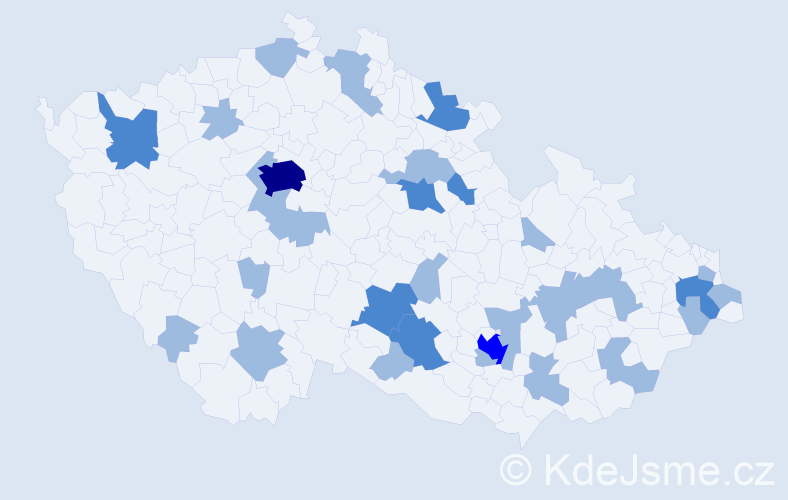 Jméno: 'Lubomil', počet výskytů 47 v celé ČR