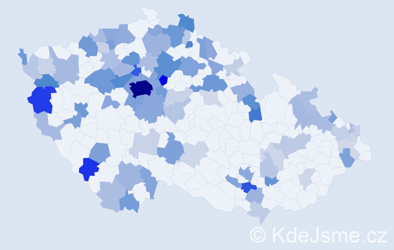 Jméno: 'Antonina', počet výskytů 263 v celé ČR