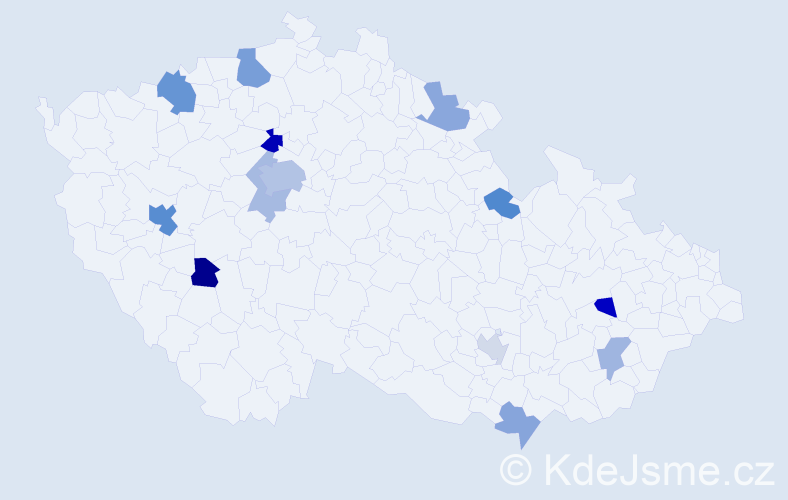 Jméno: 'Ihor', počet výskytů 24 v celé ČR