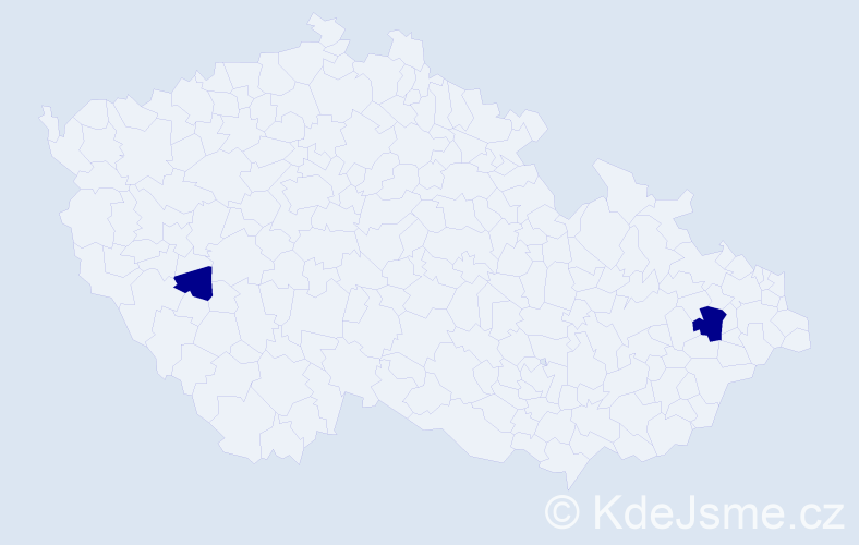 Jméno: 'Patrick Alexander', počet výskytů 2 v celé ČR