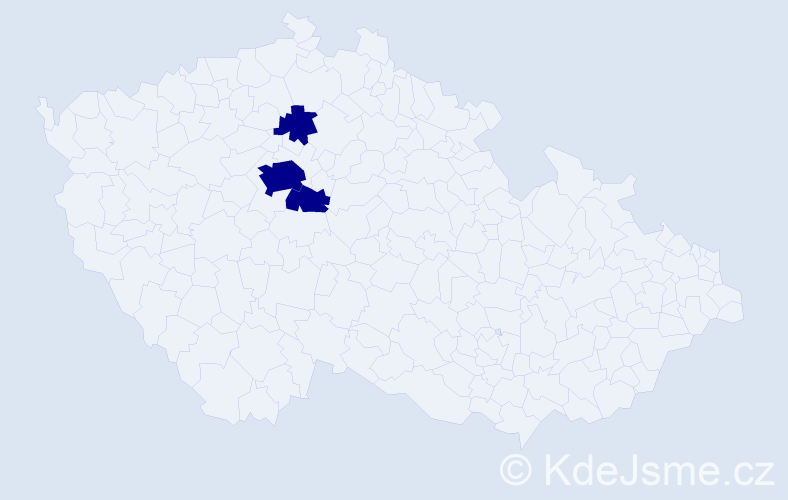 Jméno: 'Ghennadii', počet výskytů 3 v celé ČR