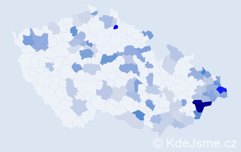 Jméno: 'Rut', počet výskytů 179 v celé ČR