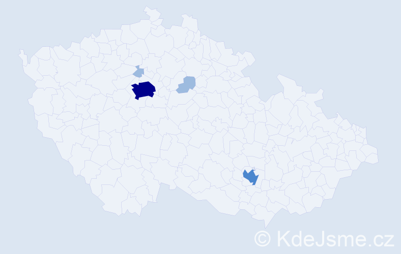 Jméno: 'Laurentiu', počet výskytů 8 v celé ČR