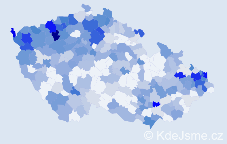 Jméno: 'Vojtech', počet výskytů 879 v celé ČR
