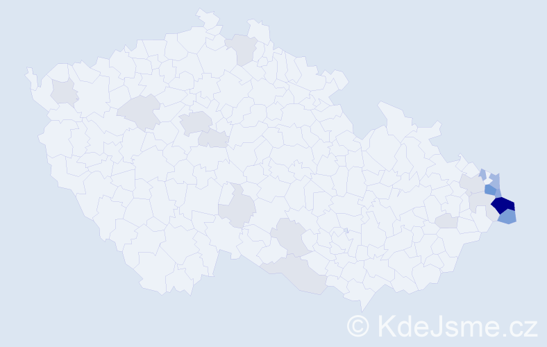 Jméno: 'Leszek', počet výskytů 79 v celé ČR