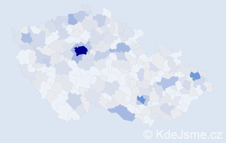 Jméno: 'Charlotte', počet výskytů 535 v celé ČR