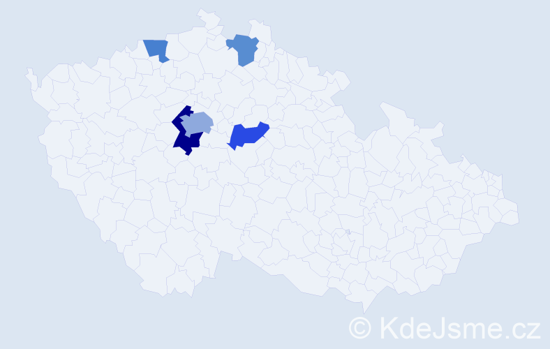 Jméno: 'Natela', počet výskytů 8 v celé ČR