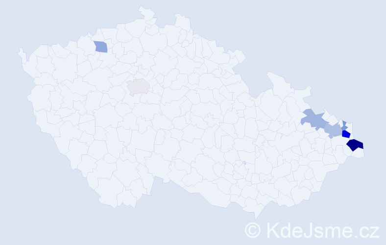 Jméno: 'Oton', počet výskytů 15 v celé ČR