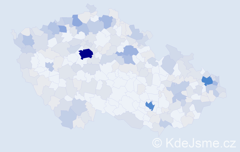 Jméno: 'Angela', počet výskytů 508 v celé ČR
