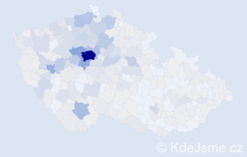 Jméno: 'Věnceslava', počet výskytů 1095 v celé ČR