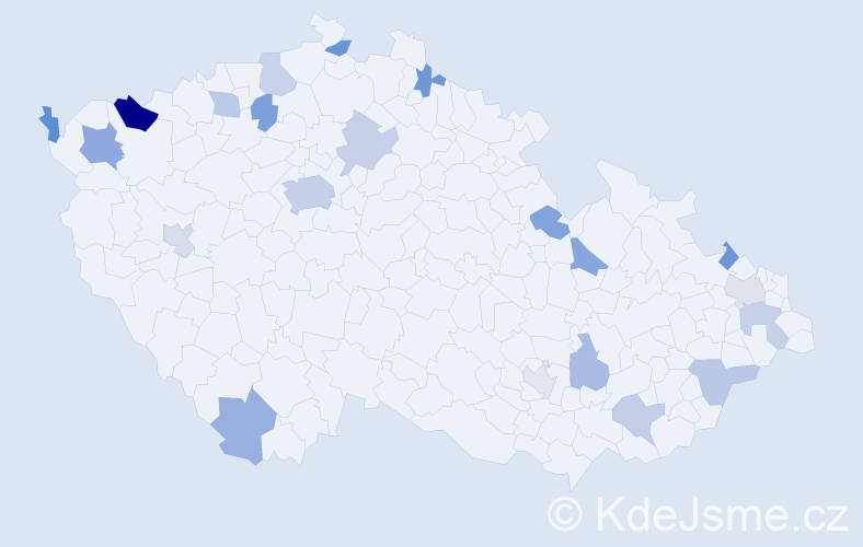 Jméno: 'Kerstin', počet výskytů 32 v celé ČR