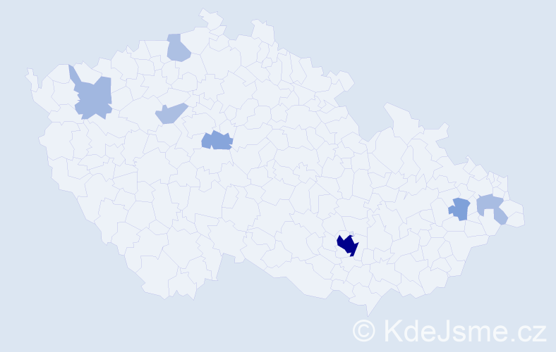 Jméno: 'Noa', počet výskytů 24 v celé ČR
