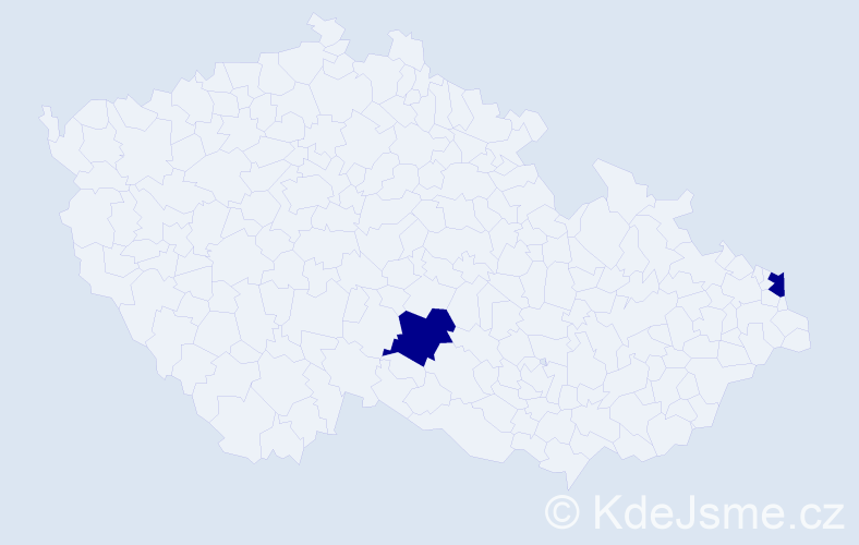Jméno: 'Robert Jacek', počet výskytů 2 v celé ČR