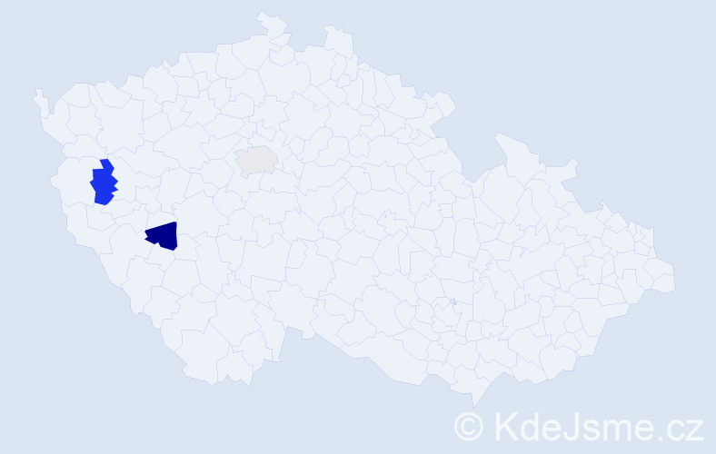 Jméno: 'Manfred Adolf', počet výskytů 3 v celé ČR