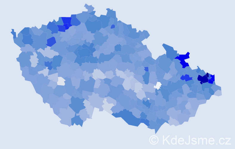 Jméno: 'Denis', počet výskytů 6745 v celé ČR