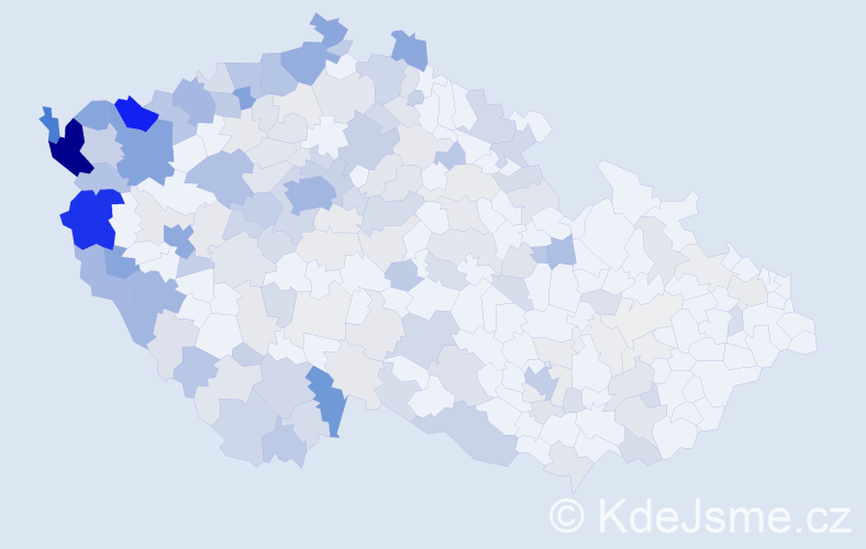 Jméno: 'Huong', počet výskytů 552 v celé ČR