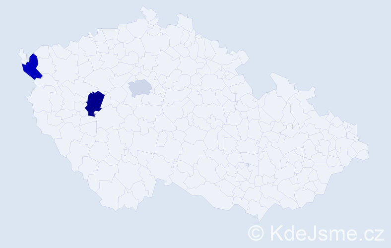 Jméno: 'Tien Minh', počet výskytů 3 v celé ČR