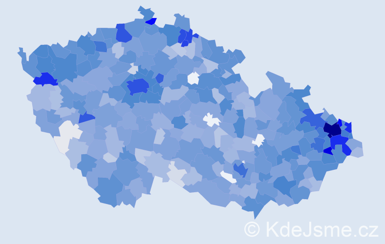 Jméno: 'Patricie', počet výskytů 3042 v celé ČR