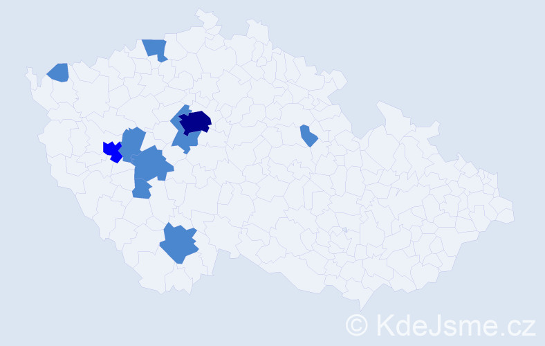 Jméno: 'Aneta Anna', počet výskytů 13 v celé ČR