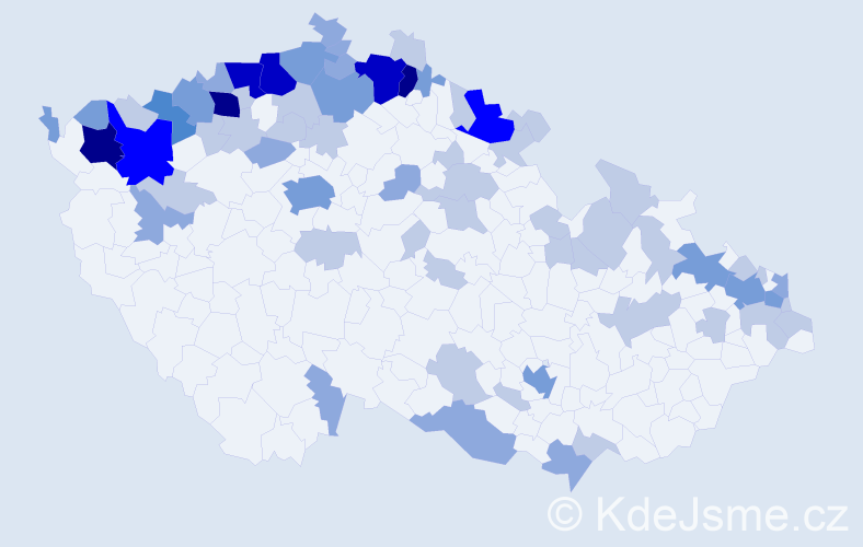Jméno: 'Wolfgang', počet výskytů 167 v celé ČR