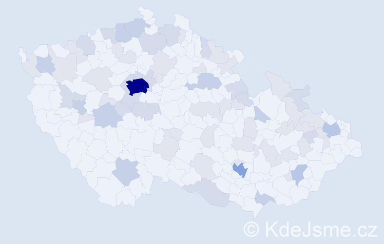 Jméno: 'Lola', počet výskytů 145 v celé ČR