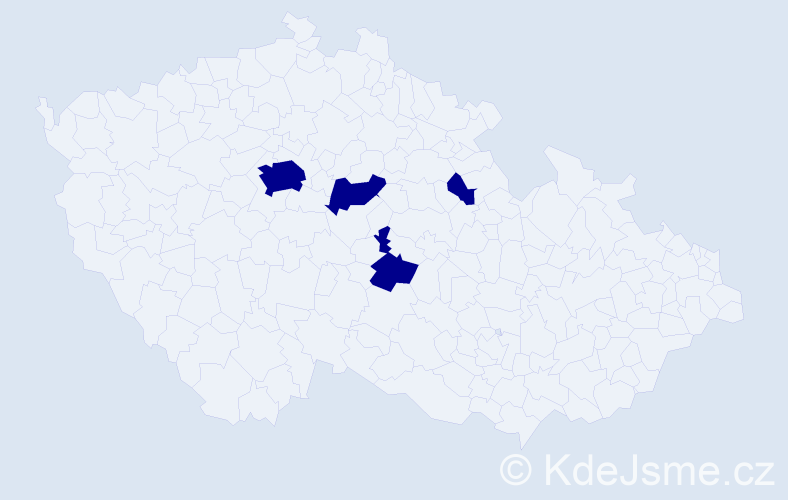 Jméno: 'Ishkhan', počet výskytů 4 v celé ČR