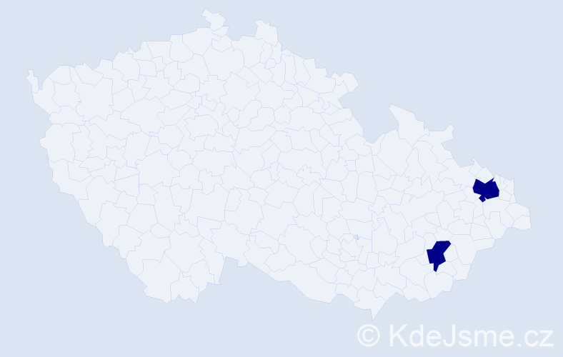 Jméno: 'Tuan Ninh', počet výskytů 2 v celé ČR