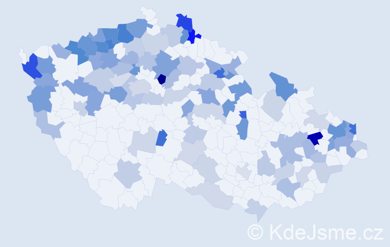 Jméno: 'Bartolomej', počet výskytů 196 v celé ČR