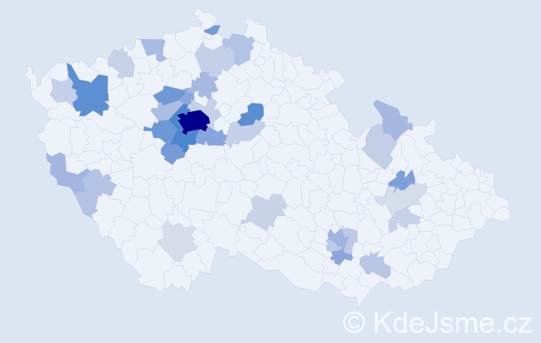 Jméno: 'Dmitriy', počet výskytů 156 v celé ČR